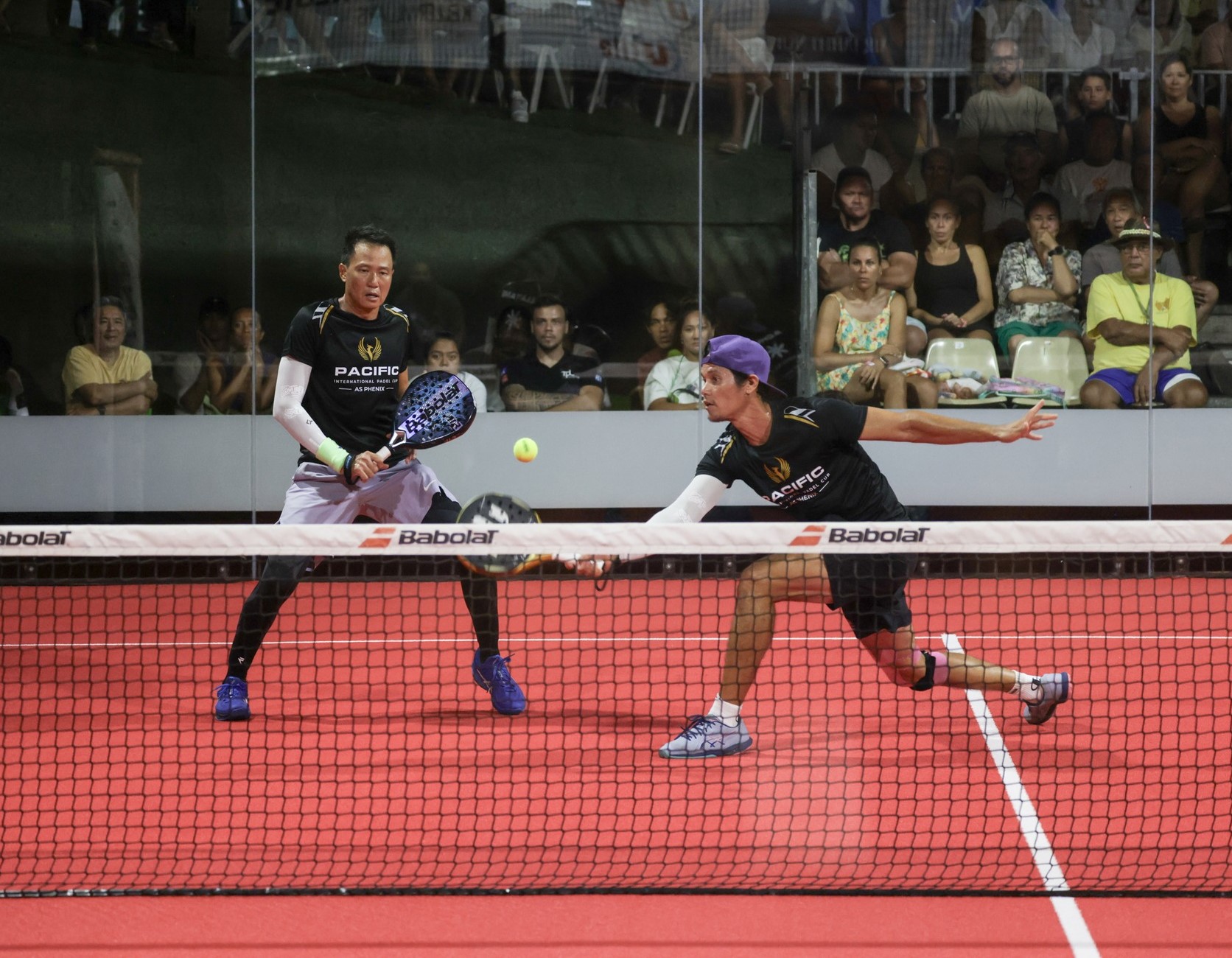 Bruno Laitame et Ridge Chung ont connu une entrée difficile dans le tournoi en étant battus (6/1.6/3) par les numéros 1 calédoniens Lorenz Pesselet et Christophe Soekarjan.