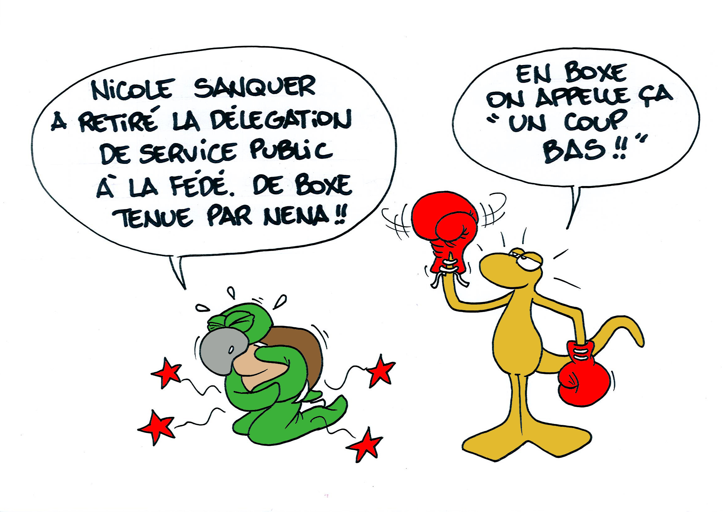 "La fédération de boxe" par Munoz