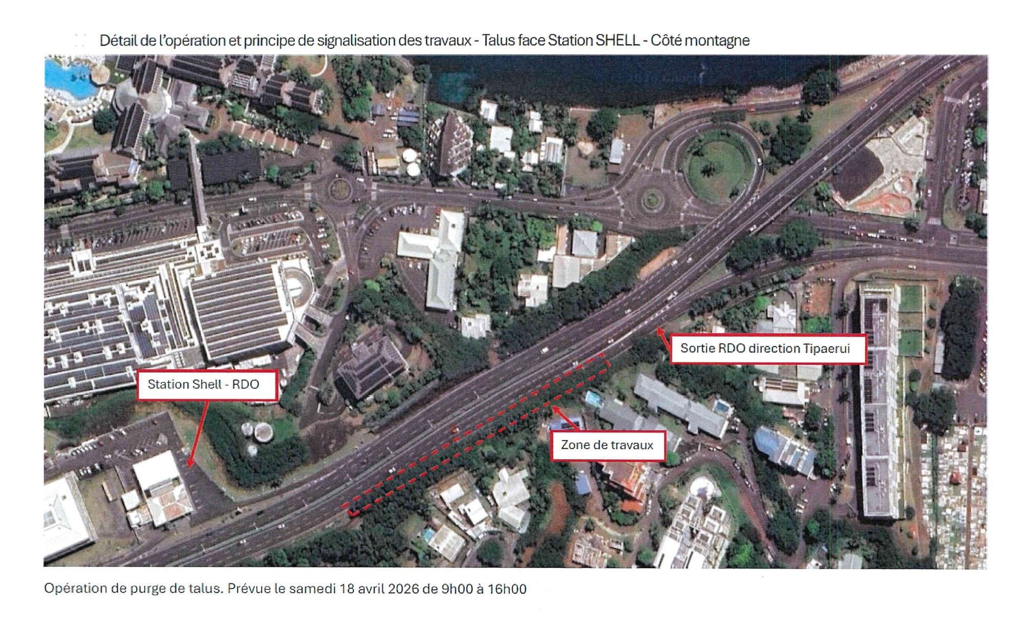 Des travaux sur la RDO samedi prochain