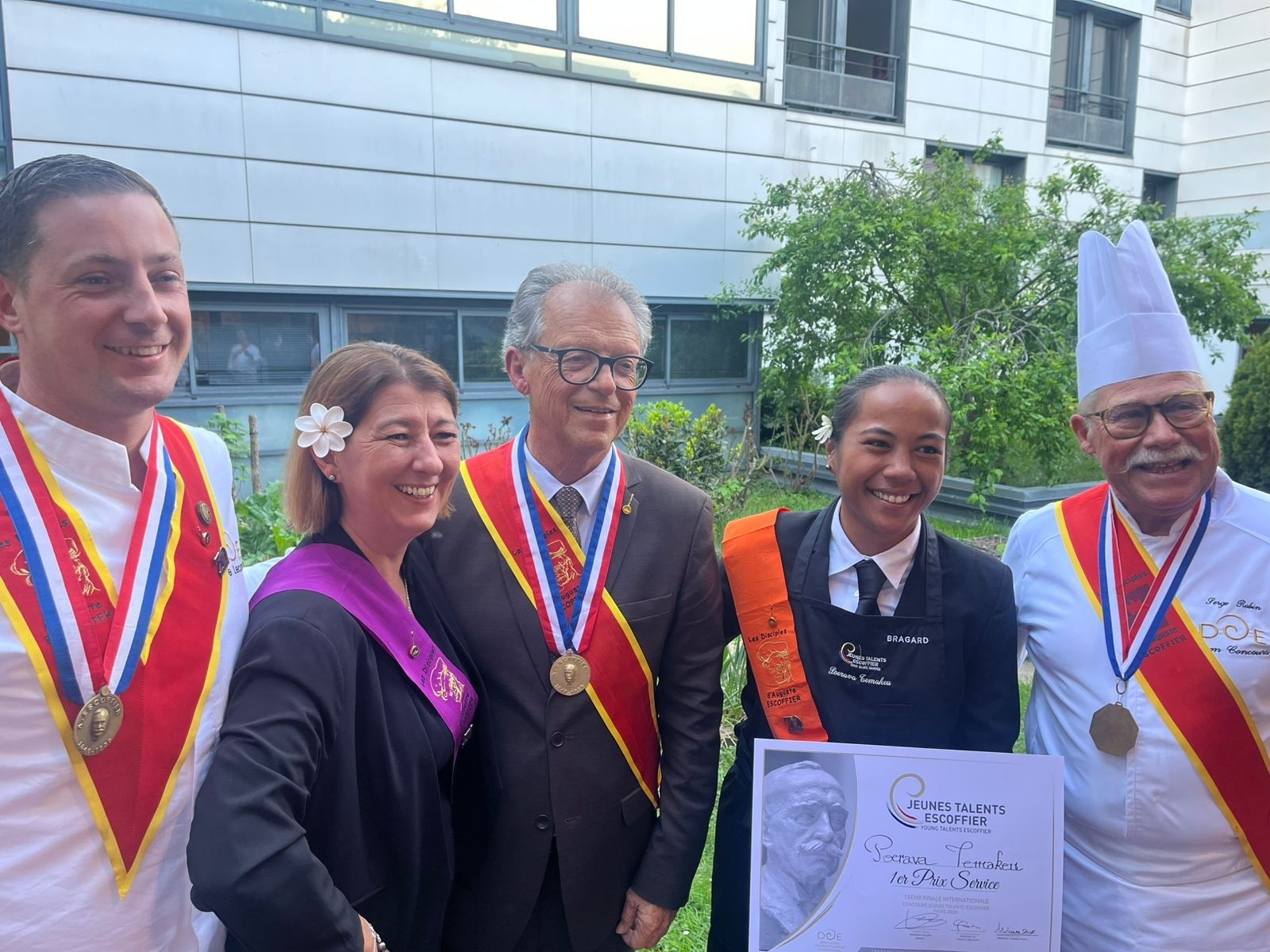 Poerava Temakeu, de l’or en salle à Paris