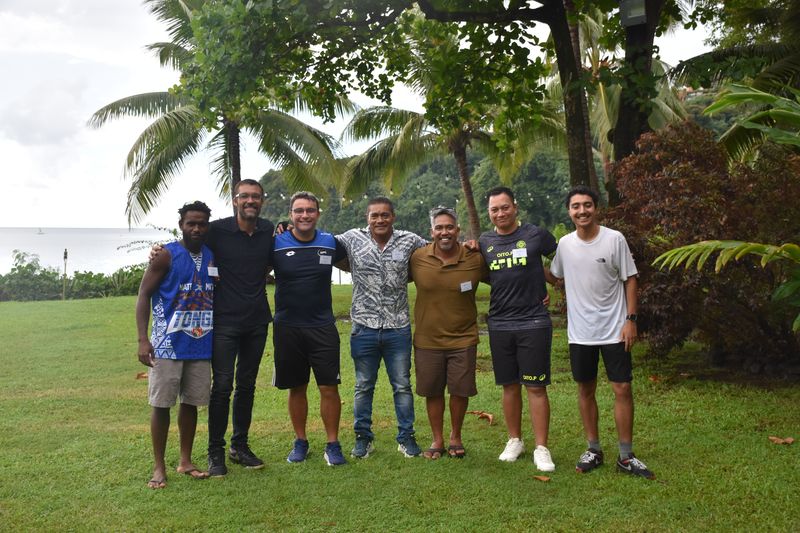 La délégation des arbitres polynésiens étaient présentes.