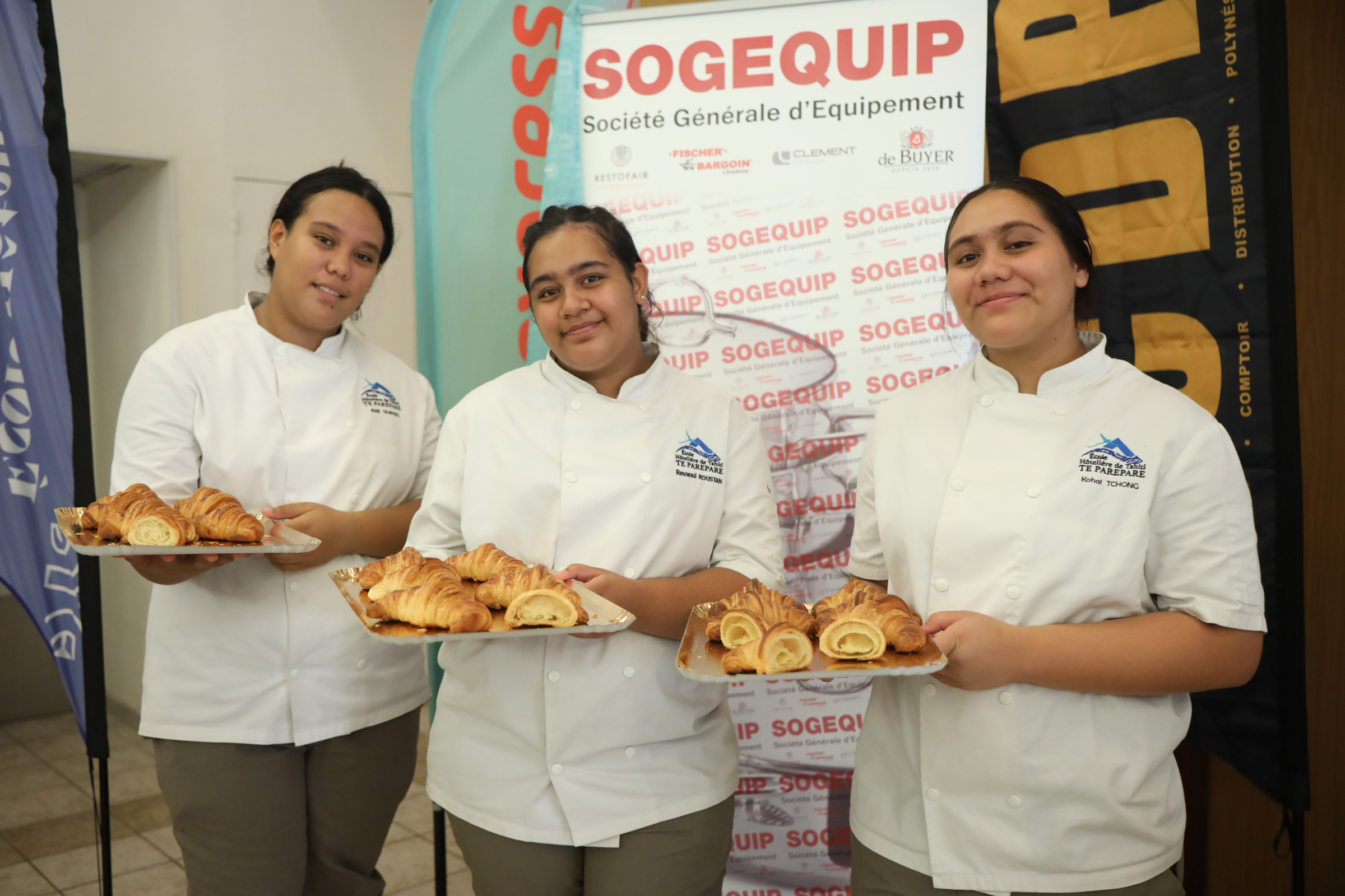 Pour ce podium (top 3 de droite à gauche), les délibérations du jury étaient serrées.