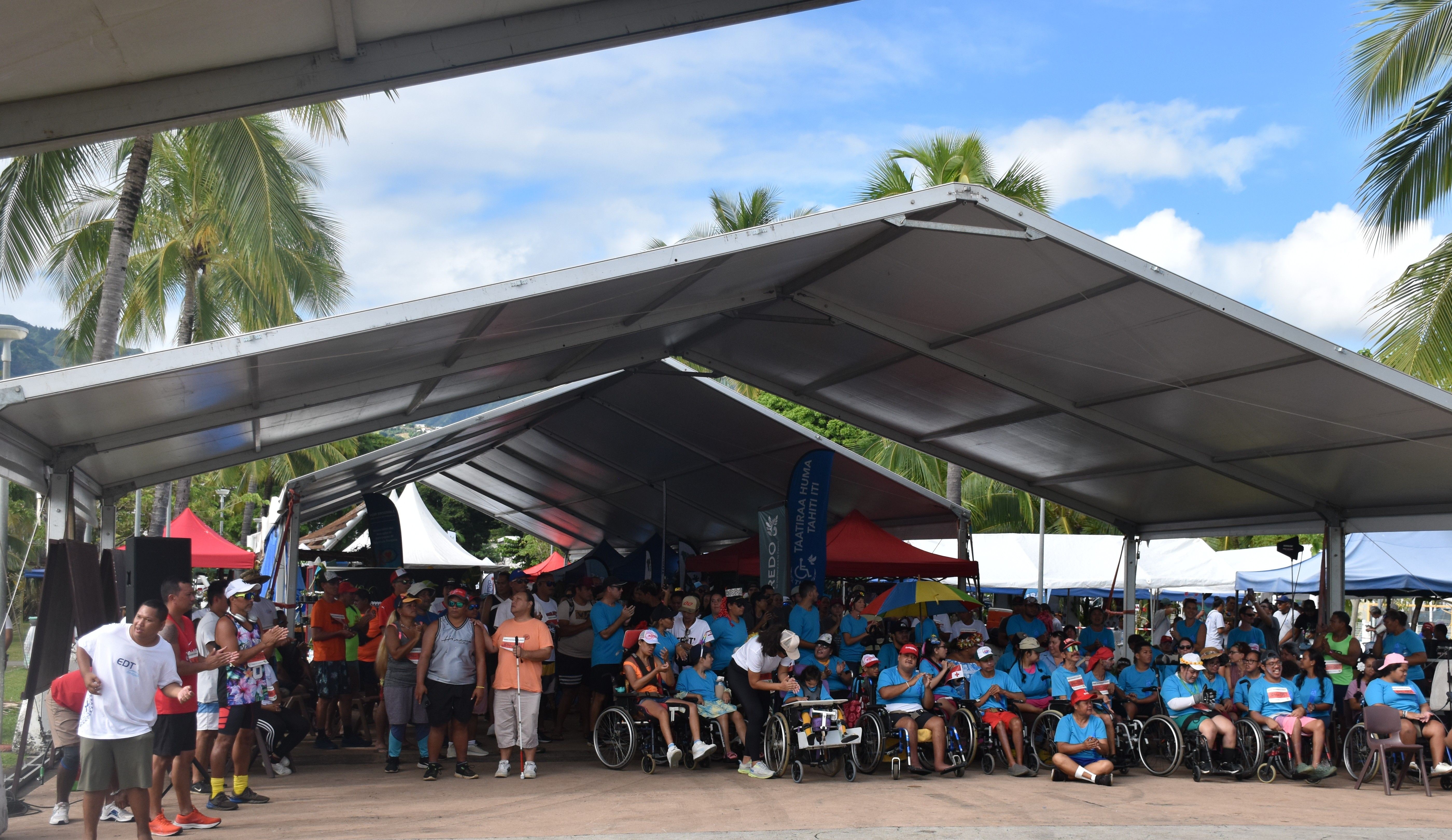 Les journées polynésiennes du handicap ont réuni toutes les associations de Tahiti et Moorea.