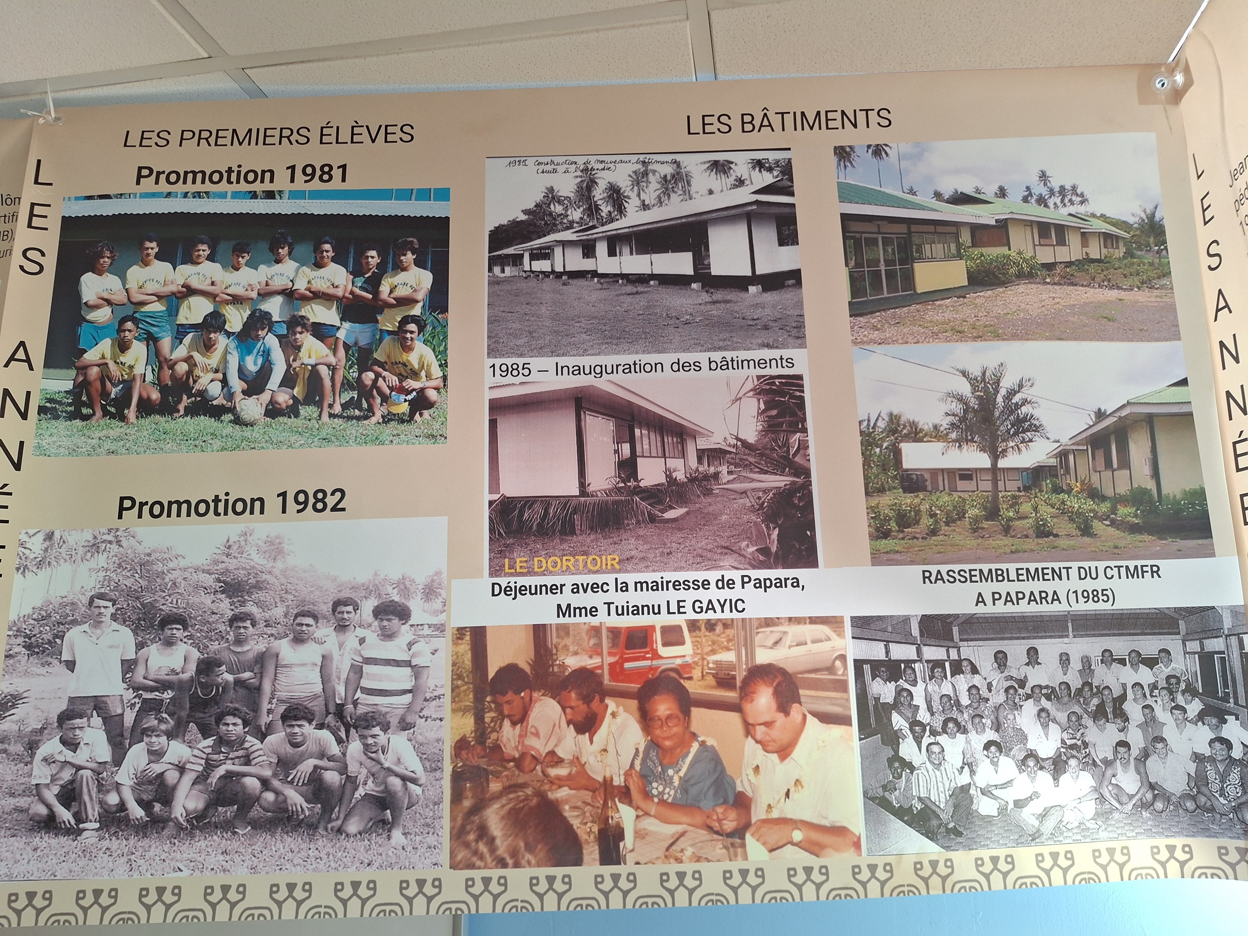 Une exposition retrace l’historique de l’établissement.