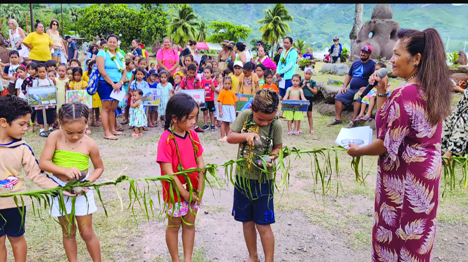 ​Une immertion dans l’artisanat marquisien pour les plus jeunes