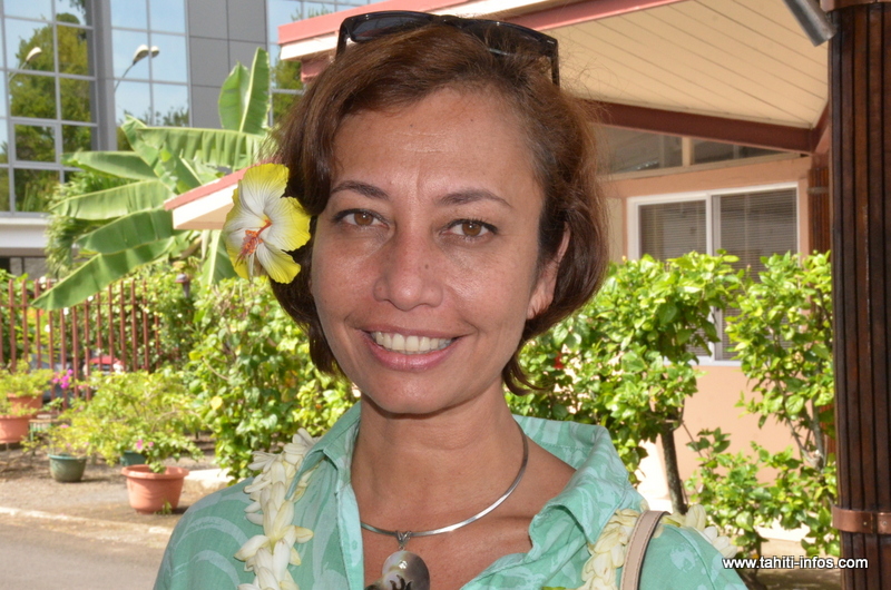 Nicole Sanquer, ministre de l'Education.