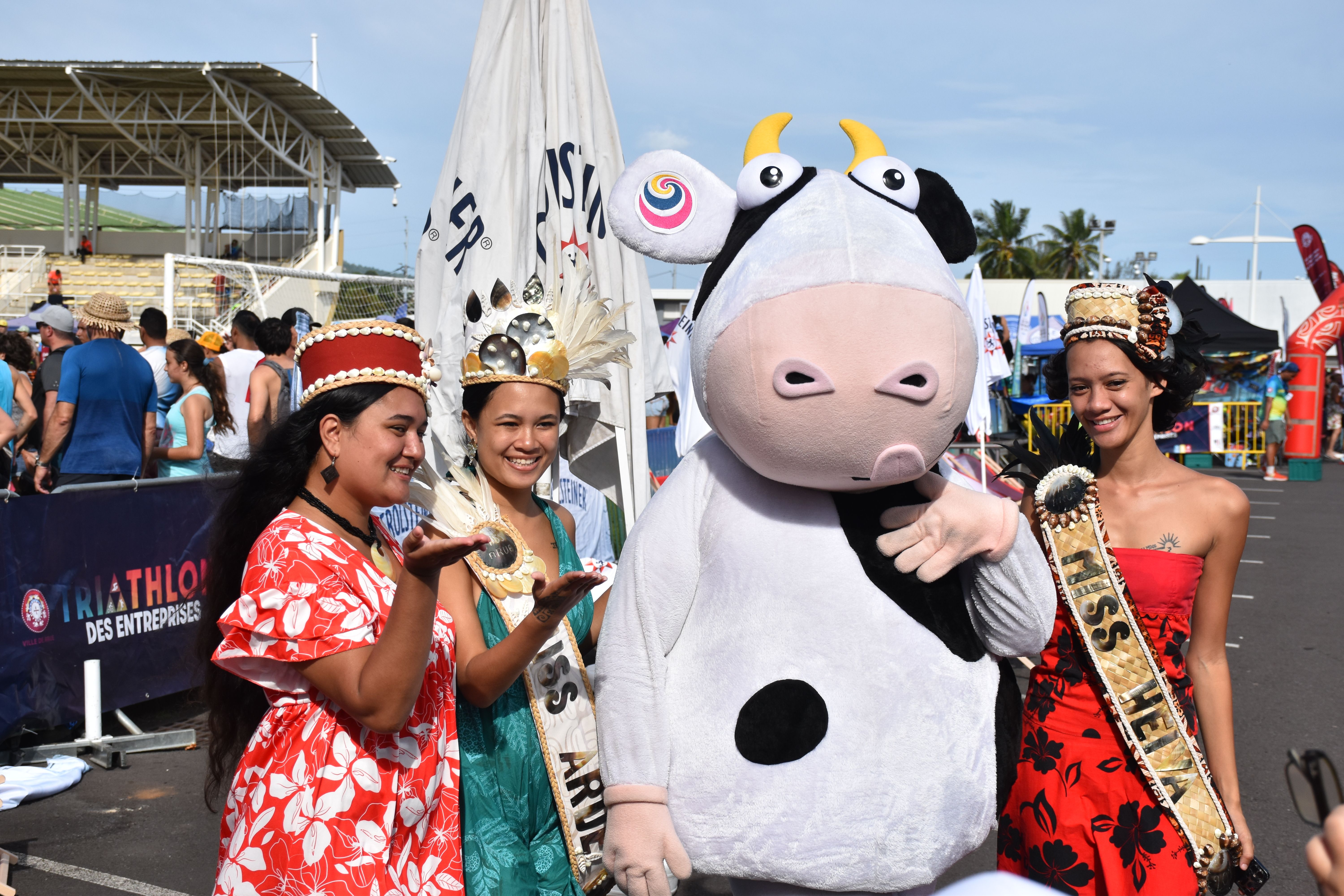 C’était la fête, samedi à Arue, et les Miss ont fait honneur de leur présence.