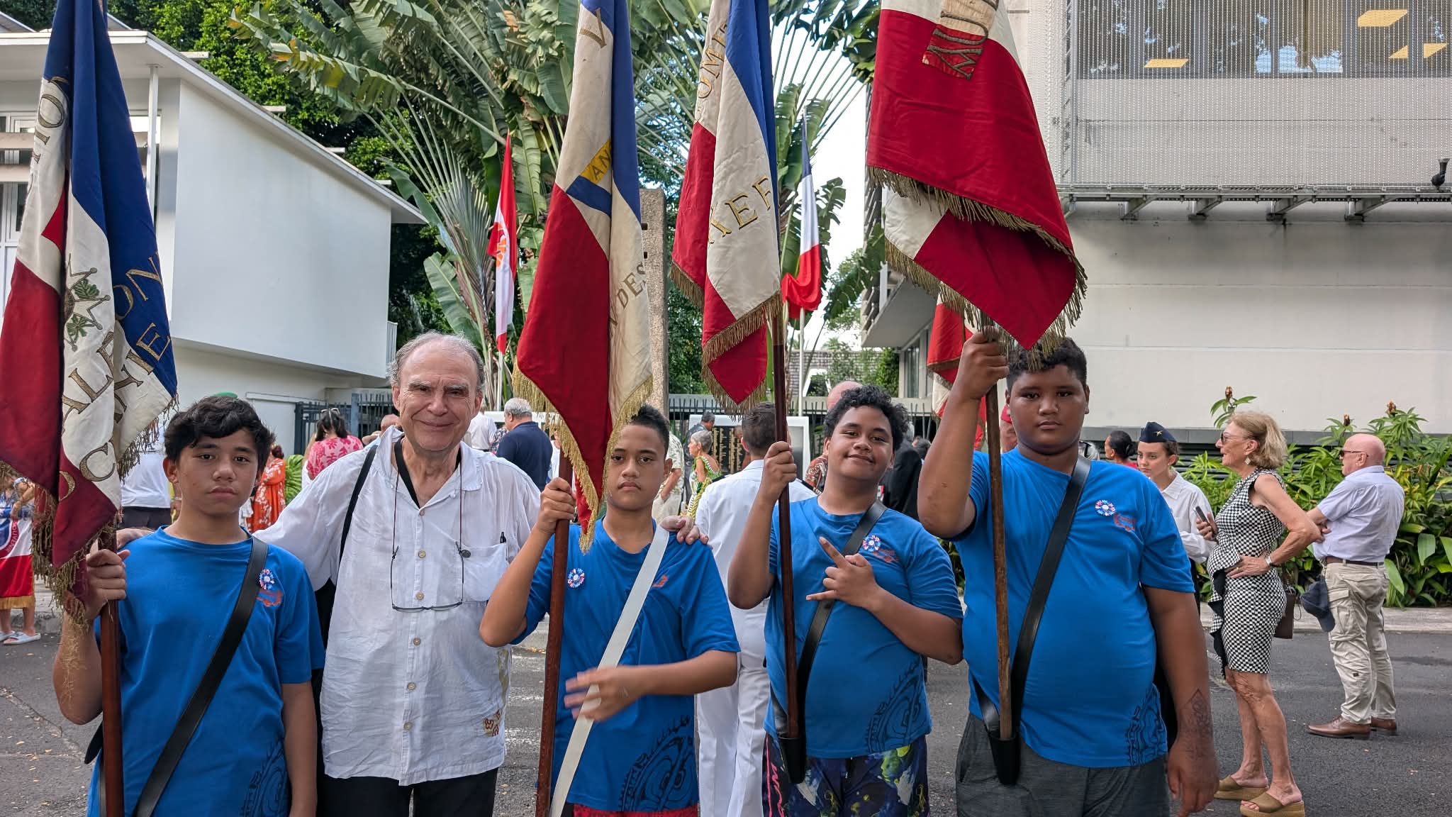 ​Les Tamari’i Volontaires honorés 80 ans après