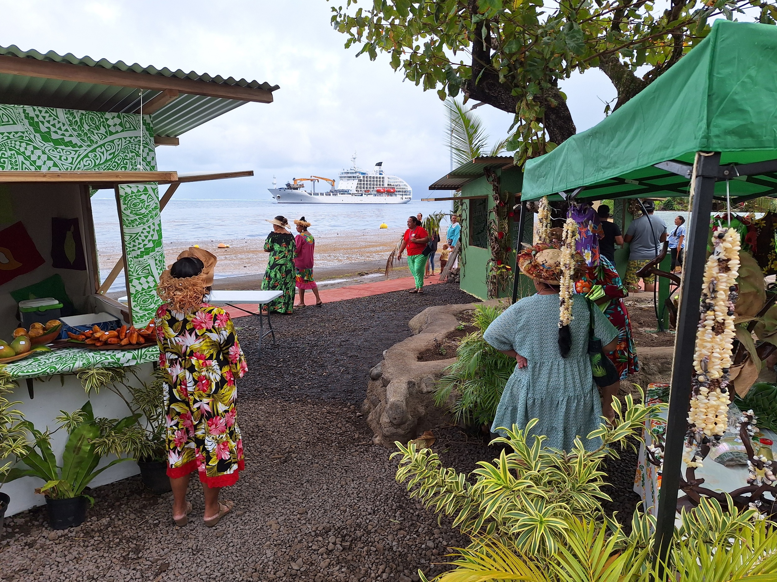 La commune et le comité du tourisme de Taiarapu-Ouest se préparent à accueillir le navire (Crédit : archive Tahiti Infos).