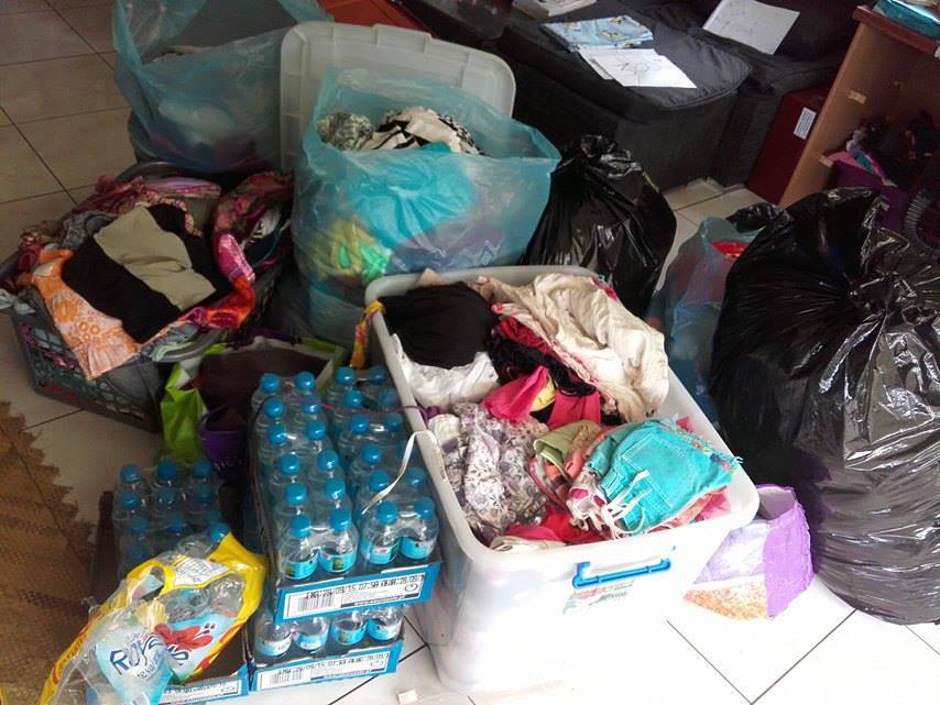 Récolte de dons pour les sinistrés de Maharepa