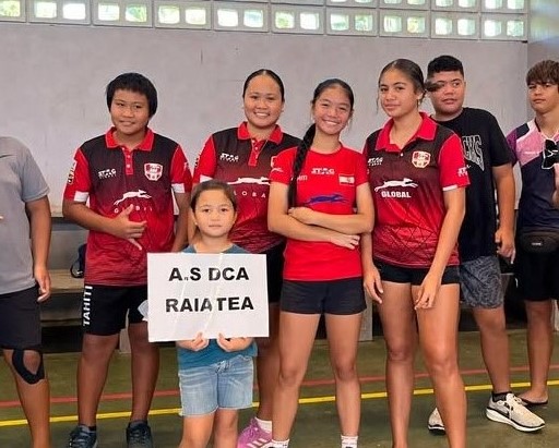 Tennis de table – Doublé de Raiatea au Top 12 jeunes