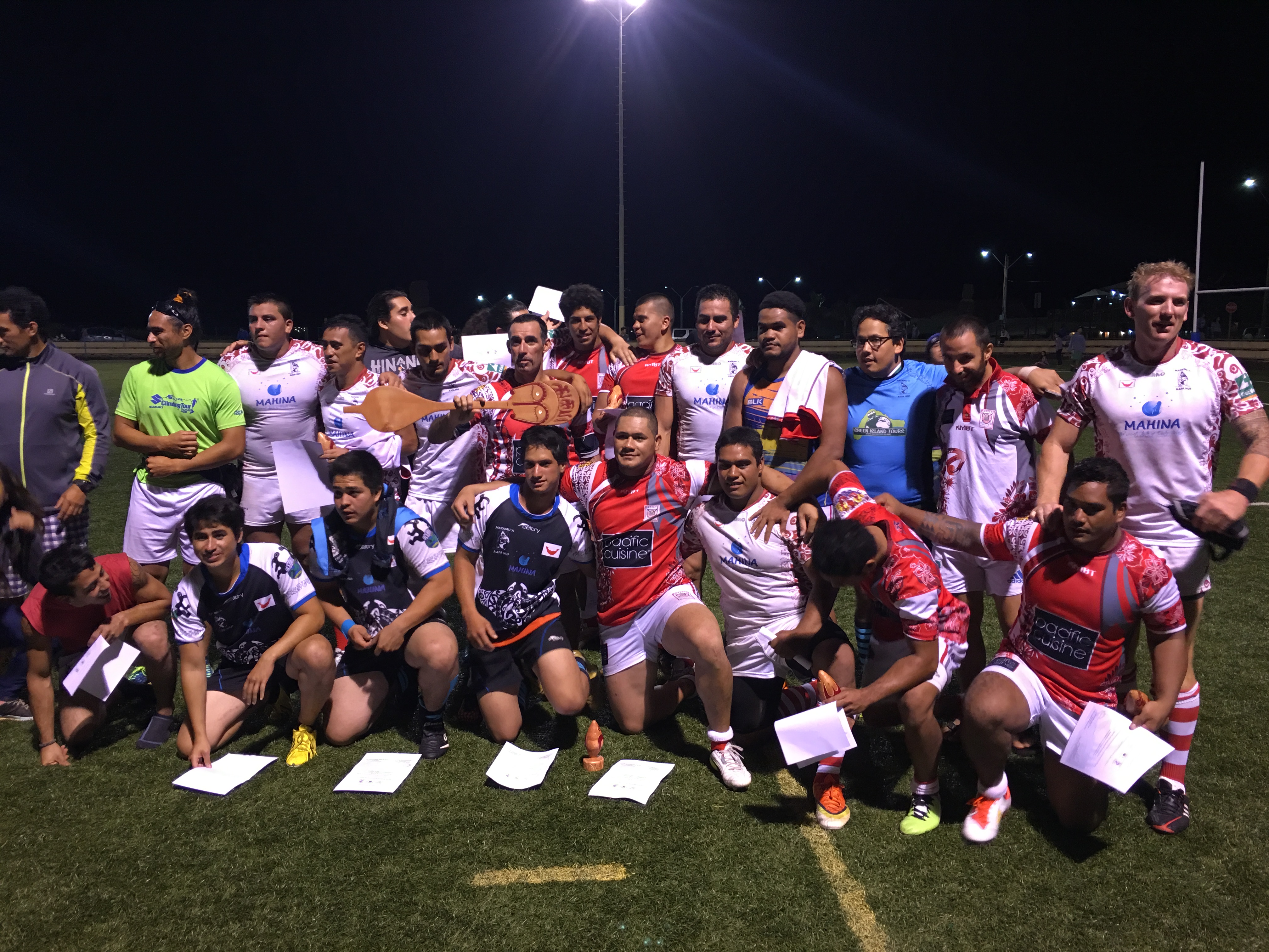 Le Papeete Rugby Club est jumelé avec le club de Rapa Nui
