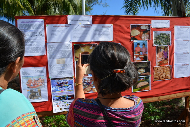 La recette du Tsoung a été affichée pour permettre au public de la refaire à la maison