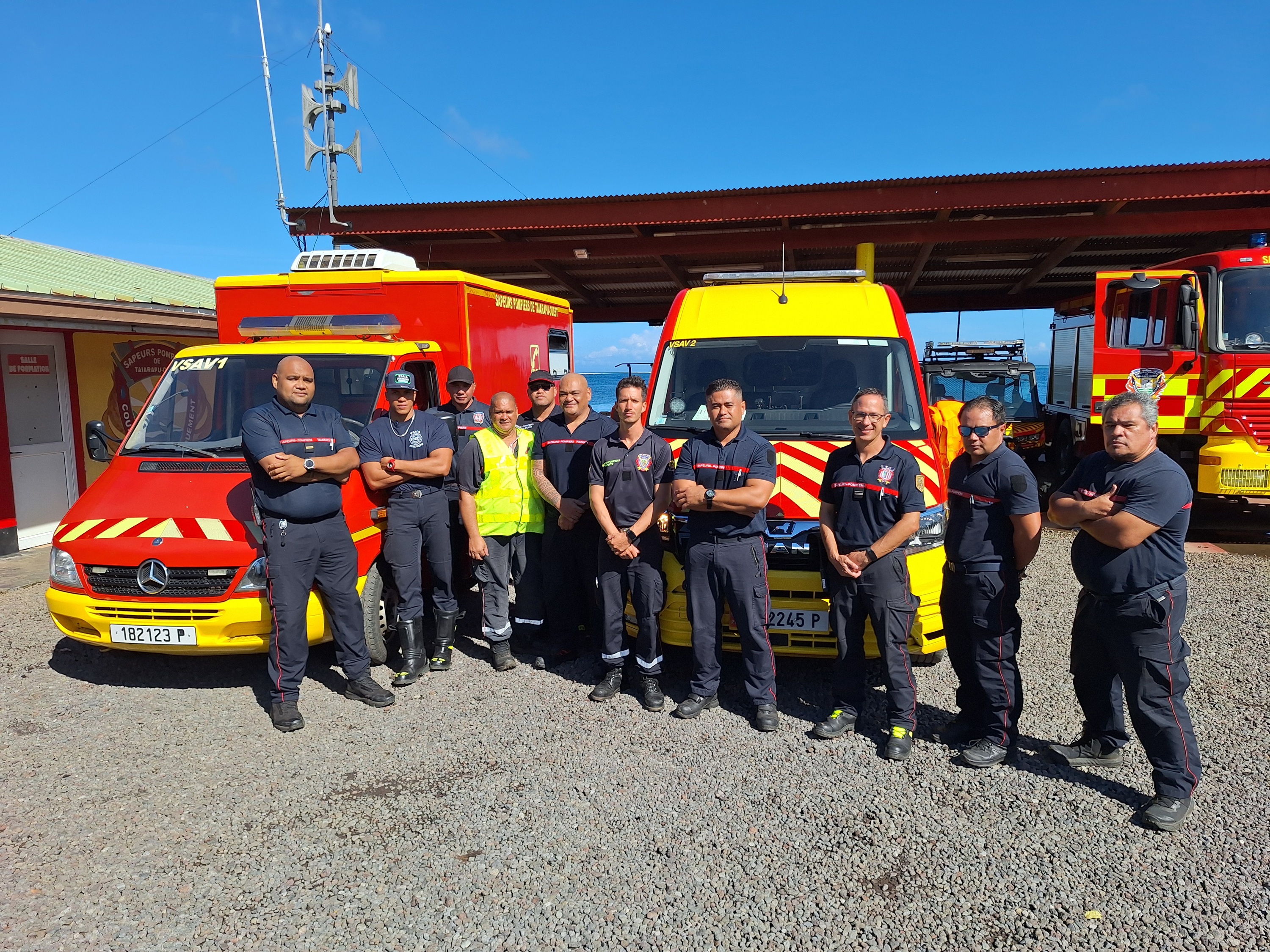 Les stagiaires sont issus des casernes de Taiarapu-Ouest, Papara, Faa’a, Papeete, Pirae, Mahina et Bora Bora.