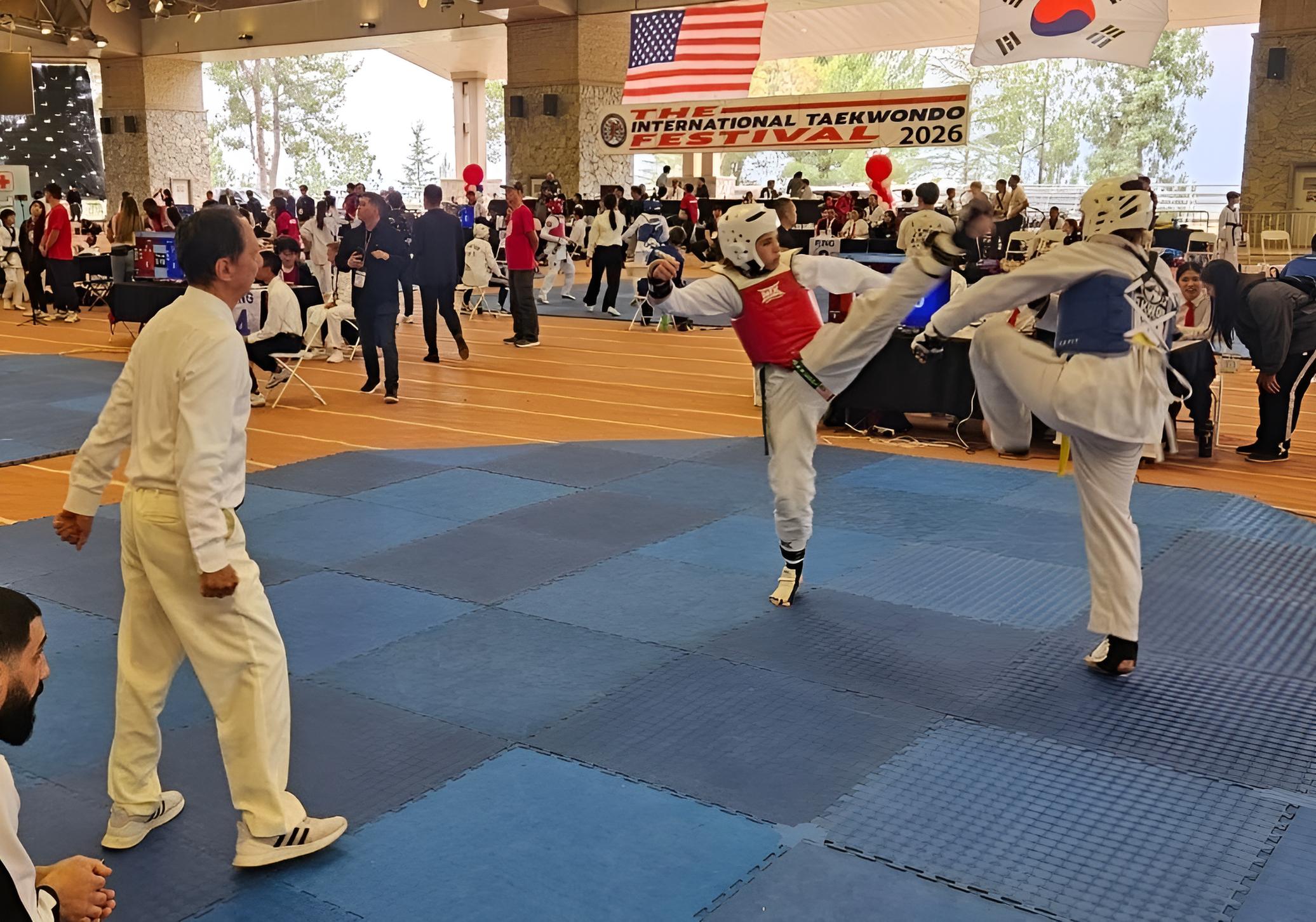 Le taekwondo polynésien rayonne à Los Angeles