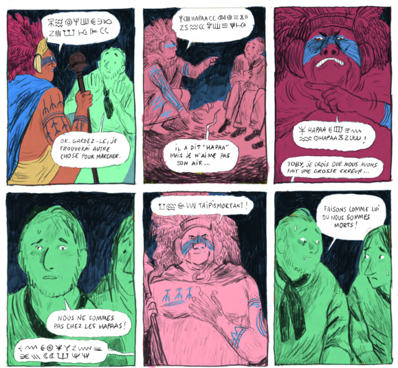 Bande dessinée : "Les grands enfants, ce sont Tom et Toby. Pas les Taïpis"