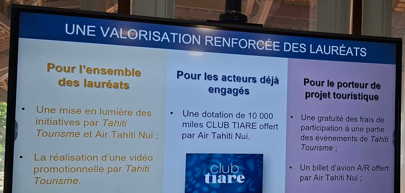 Un concours pour un “tourisme plus raisonné et plus durable”  