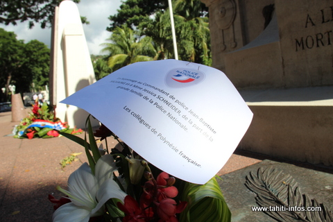 Policiers assassinés en métropole : l'hommage de leurs collègues de la DSP