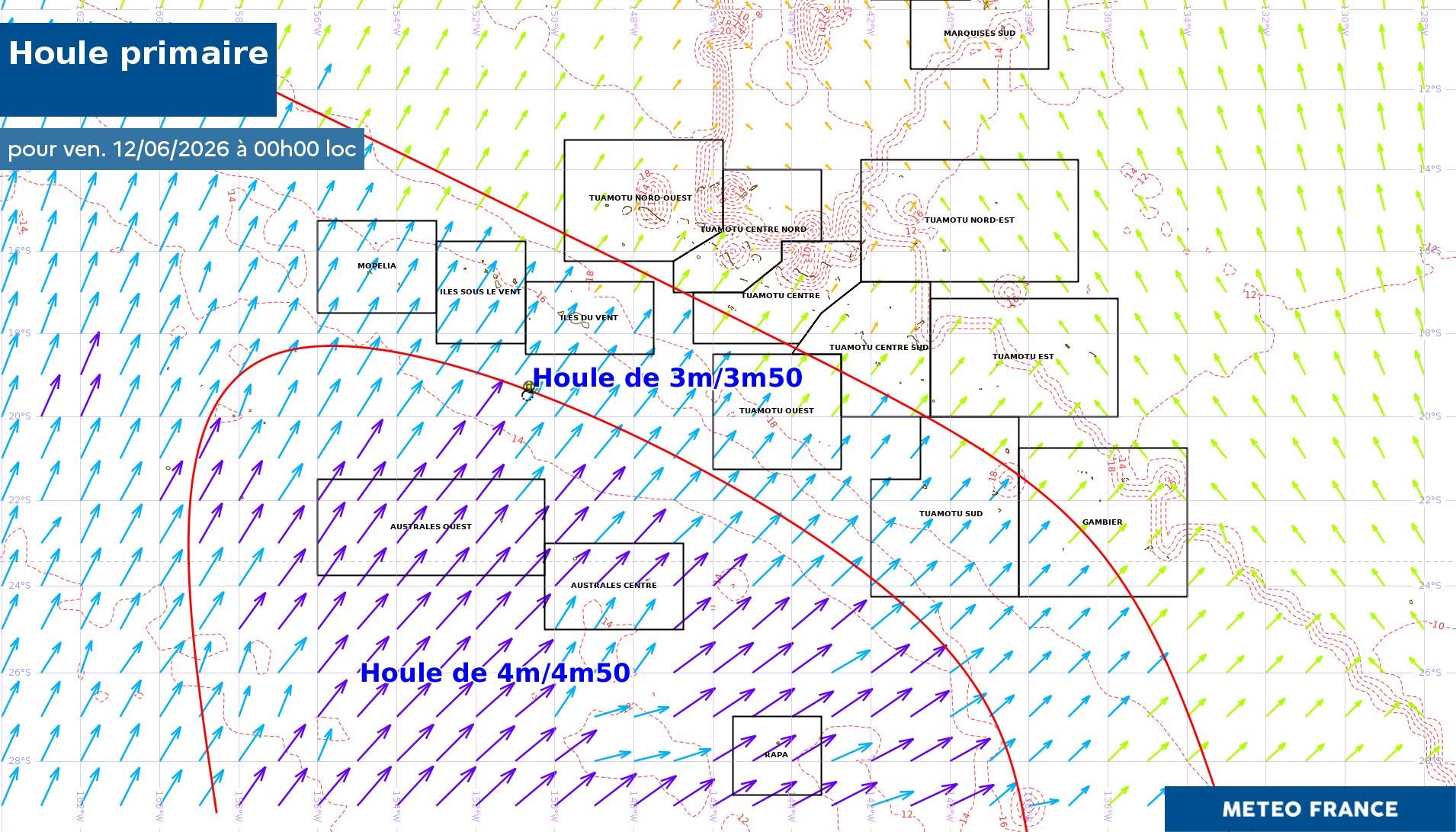 Vigilance vagues-submersion : interdiction temporaire des activités nautiques entre Tahiti sud et ouest, et Moorea