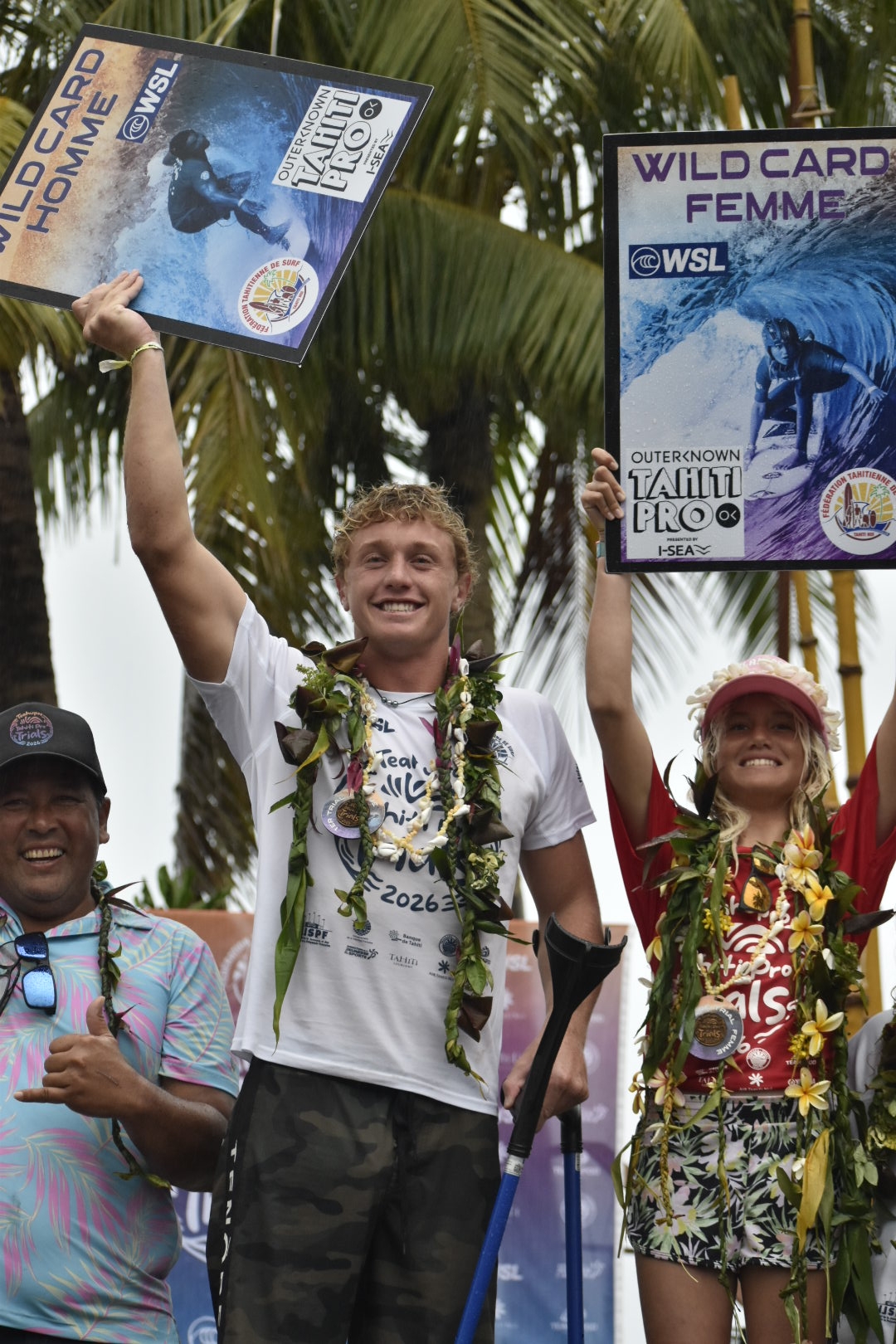 Trials : Kelia Gallina et Eimeo Czermak sacrés à Teahupo’o