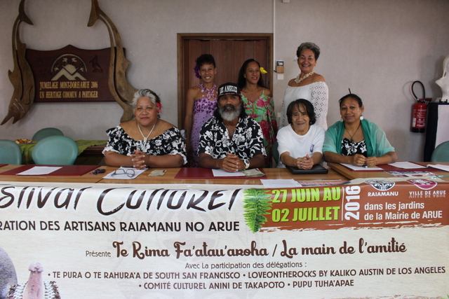 Les artisans de Arue organisent le Te rima fa’atau’aroha du 27 juin au 2 juillet