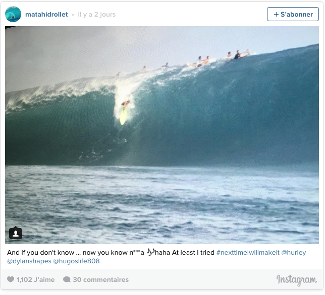 Surf- Teahupoo en vedette dans l'Equipe