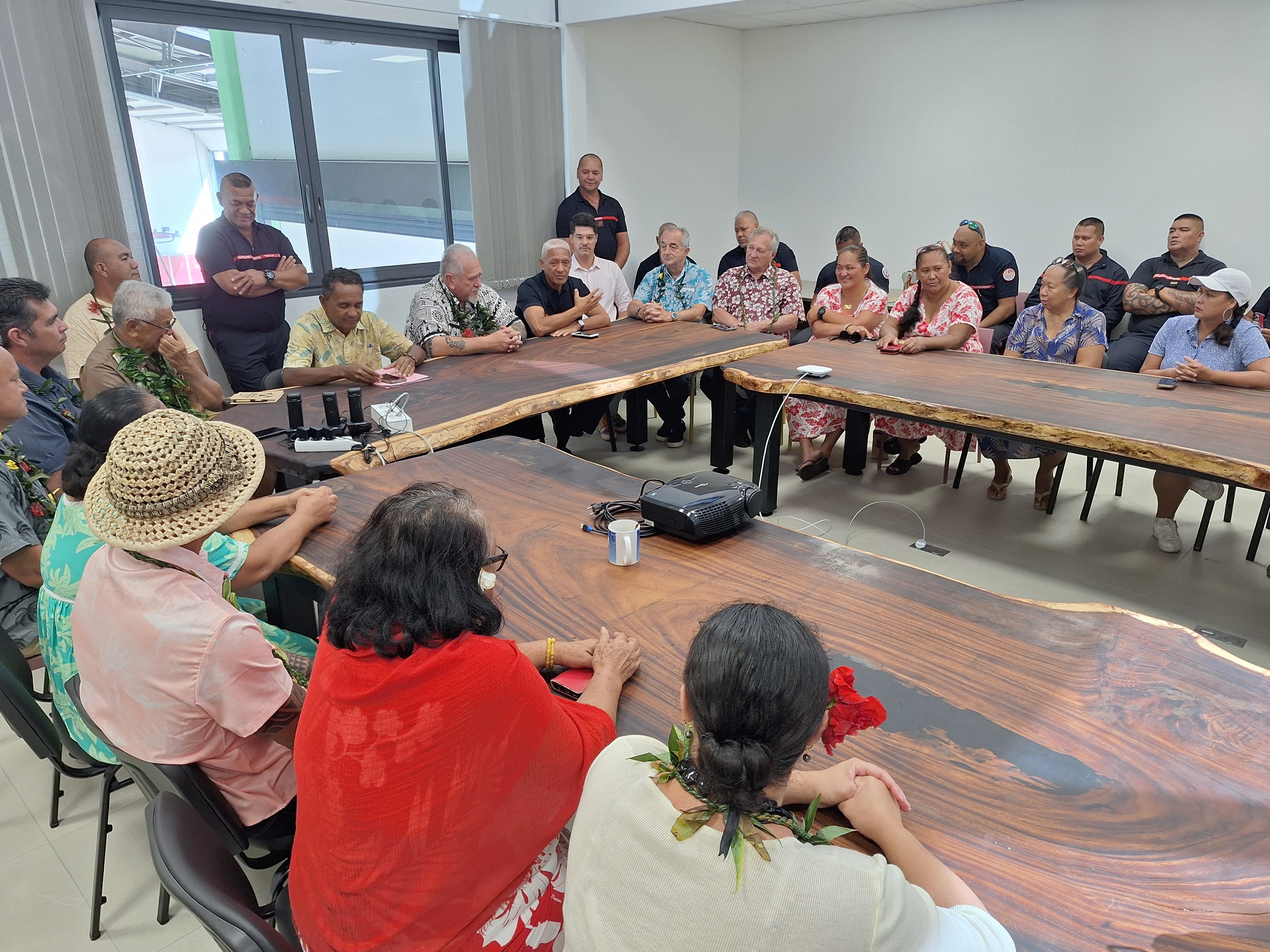 Une conférence de presse s'est tenue ce mardi matin à la caserne de Mataiea.