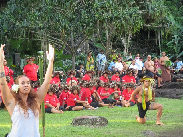 Le "Songe de Taupapa" au marae Arahurahu (photos)