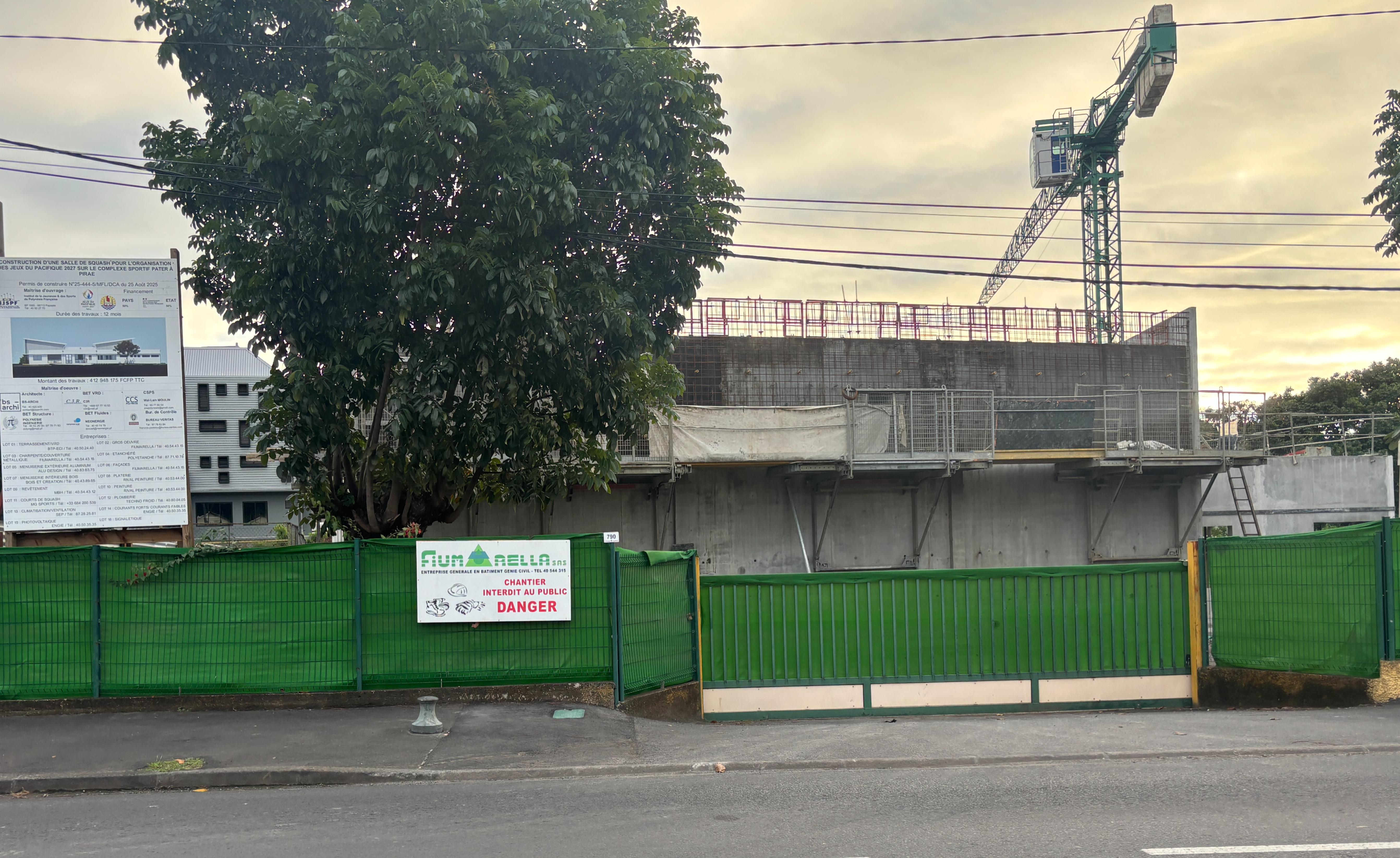 Le squash tahitien paie les pots cassés et se retrouve dos au mur