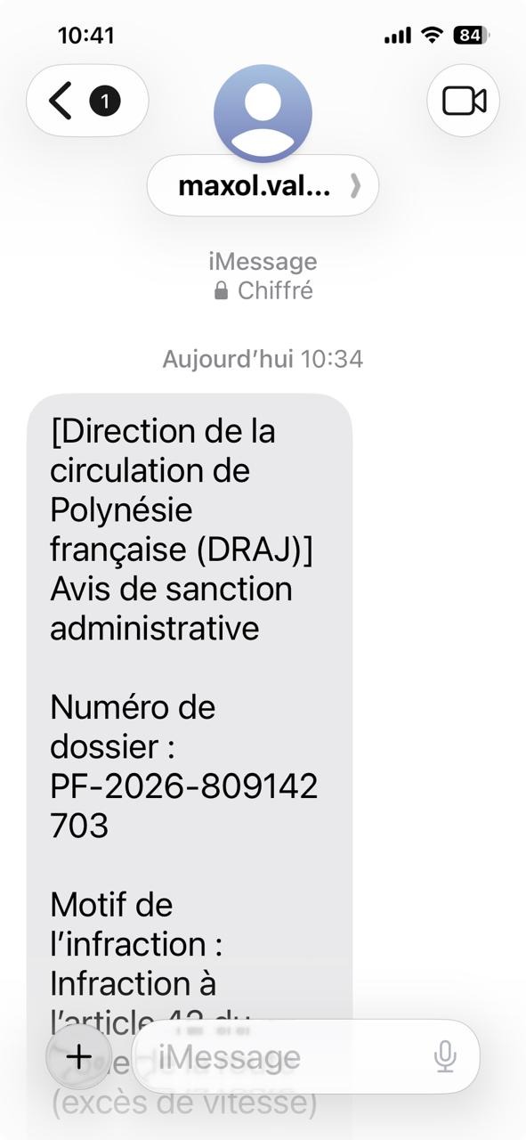 Un SMS frauduleux circule en masse ce lundi