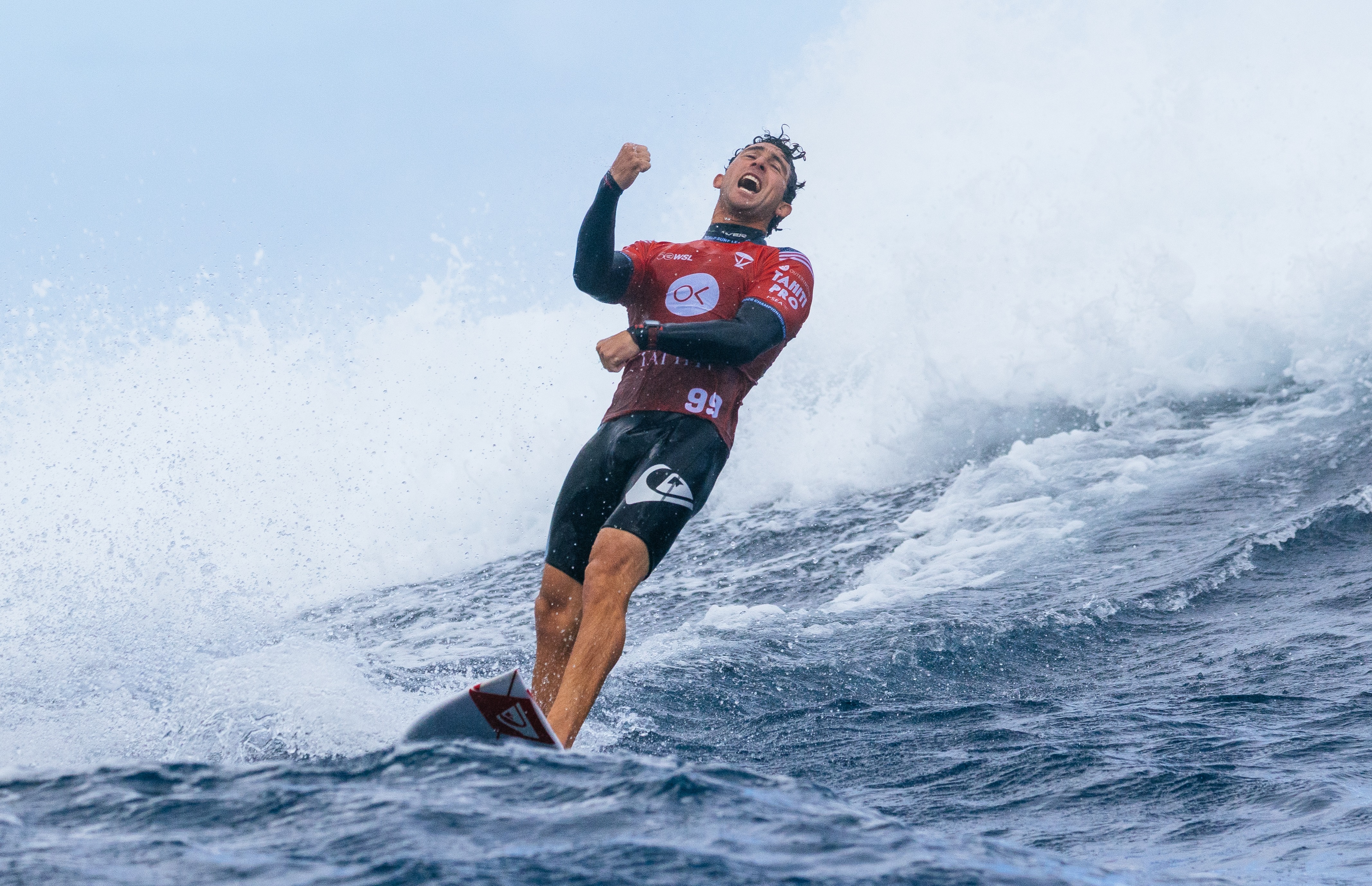 Griffin Colapinto se souviendra longtemps de cette journée. @WSL Matt Dunbar