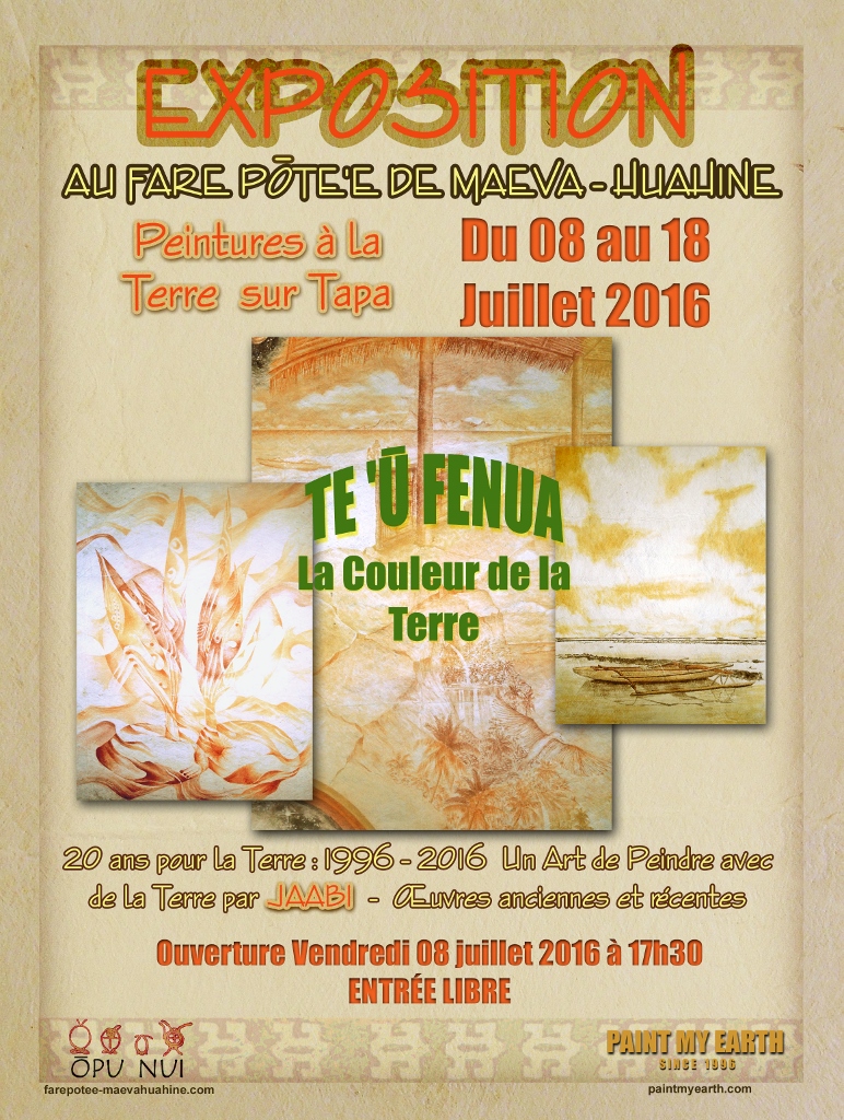 Jaabi expose à Huahine