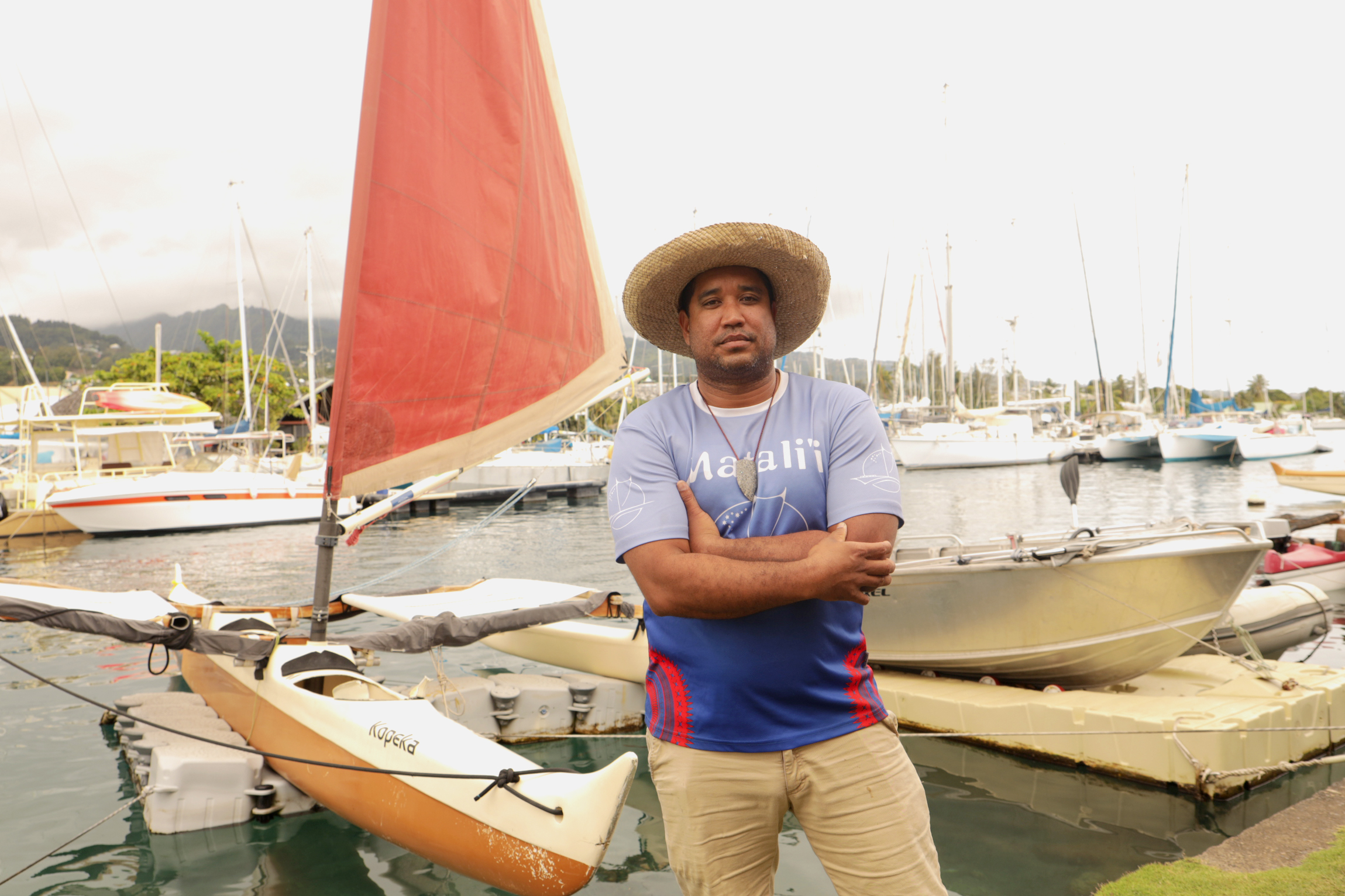 L’école de pirogue à voile d'Arue ne veut pas quitter le motu