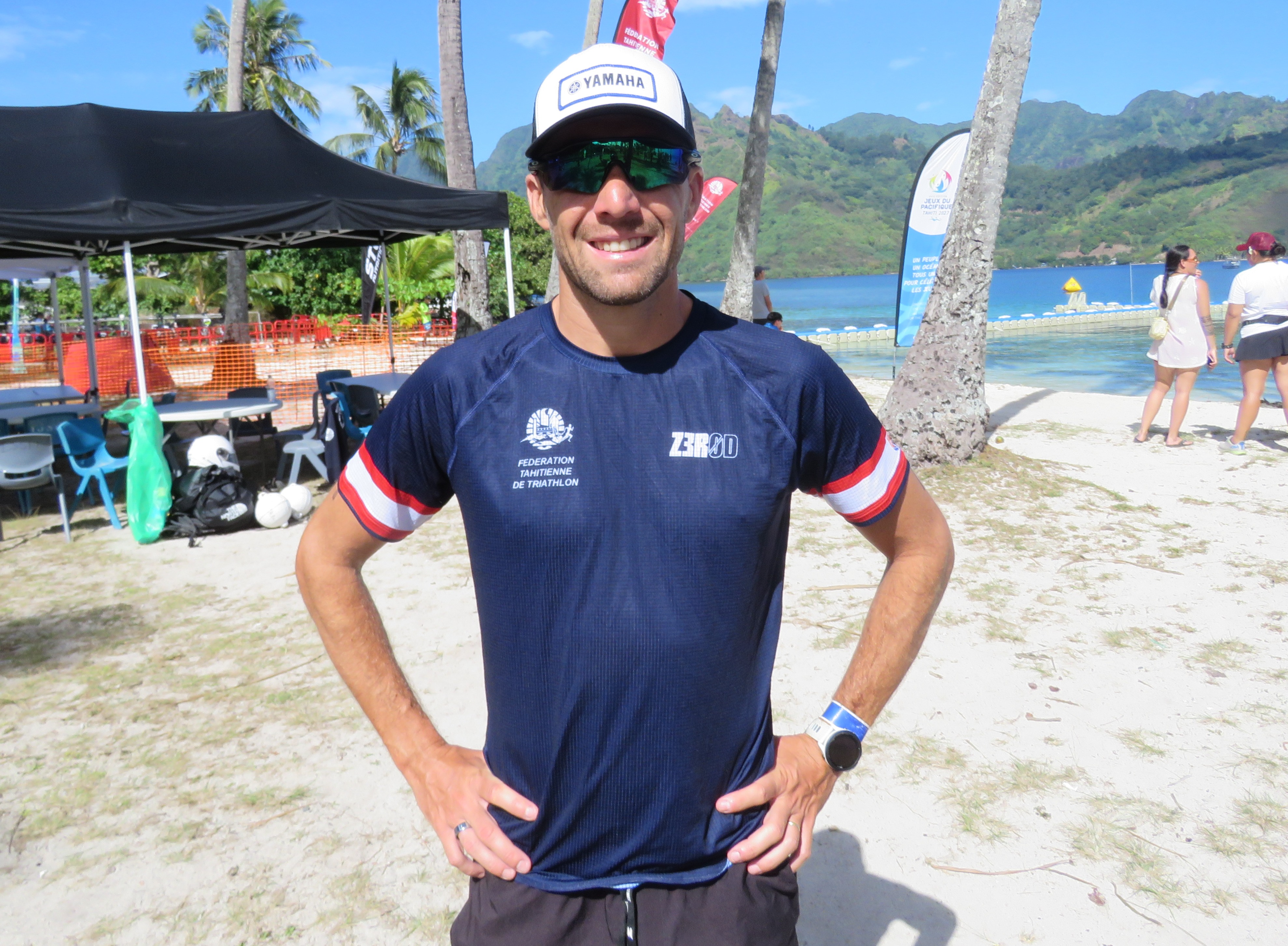 Les triathlètes se testent à Moorea avant les Jeux