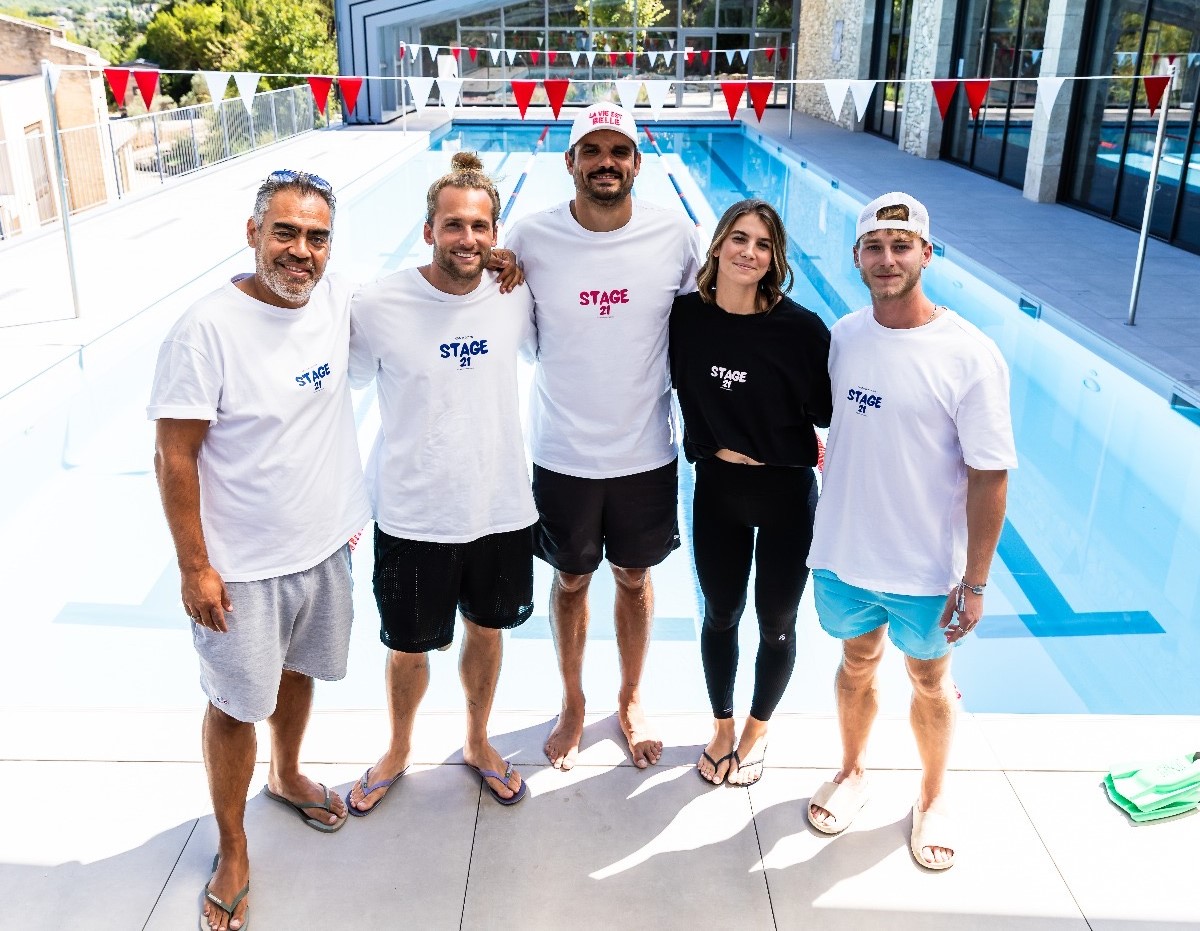 Le concept Stage 21 créé par Florent Manaudou et Quentin Coton (au centre) a rapidement trouvé ses marques en France et Tahiti va prochainement l’accueillir du 30 octobre au 8 novembre.