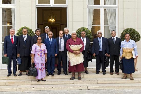Une délégation des autorités coutumières de Wallis-et-Futuna en visite à Paris