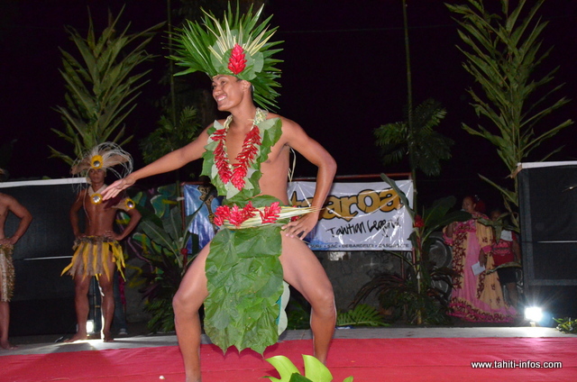 Le prix du meilleur costume végétal pour les garçons a été attribué à Heiarii Teoru, Mister Mini-Heiva