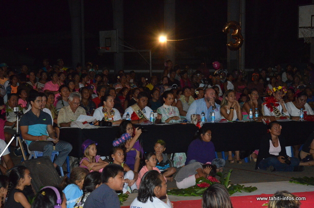 Le public s'est déplacé en masse pour encourager leurs candidats