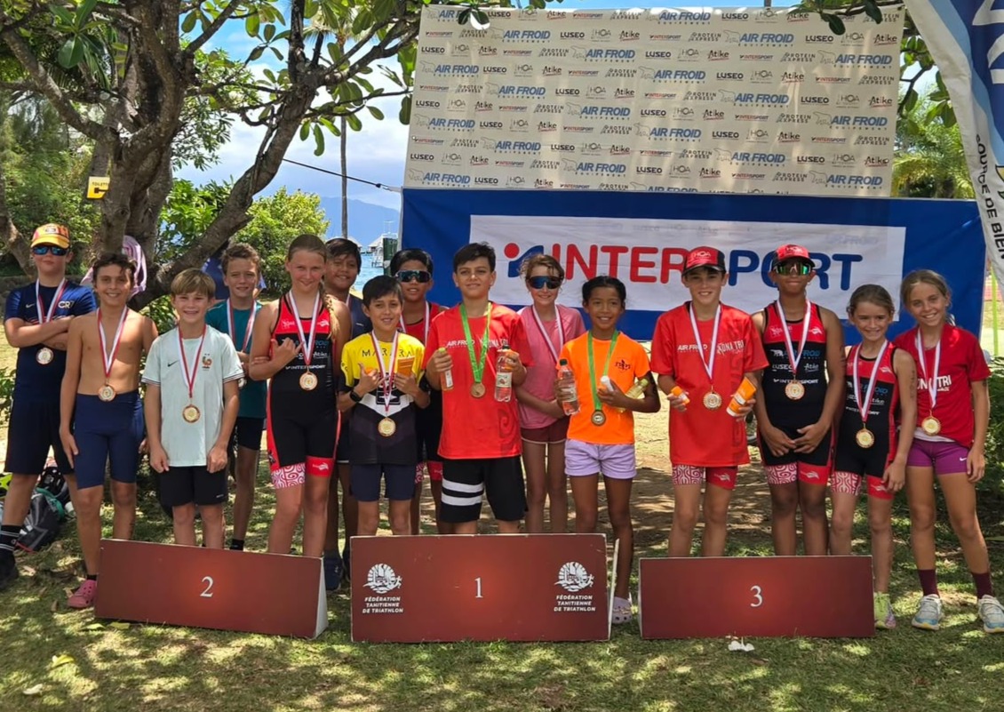 La relève polynésienne brille de mille feux au duathlon de Punaauia