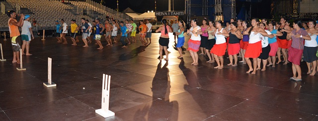 Il nous reste juste les petits détails sinon le spectacle en lui-même est prêt » confie Edwin le chef du groupe