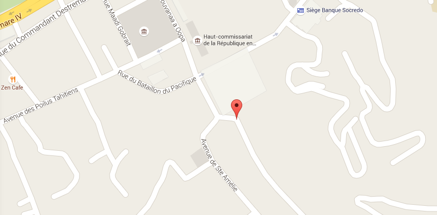 L'avenue Pouvana’a a Oopa bloquée ce jeudi