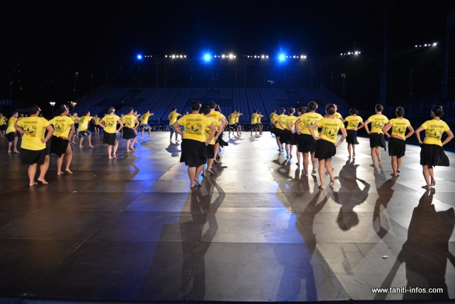 Une centaine de jeunes de Raiatea représenteront la commune de Uturoa samedi soir place To'ata avec leur thème "Tapioi, montagne fière et imposante de Uturoa"