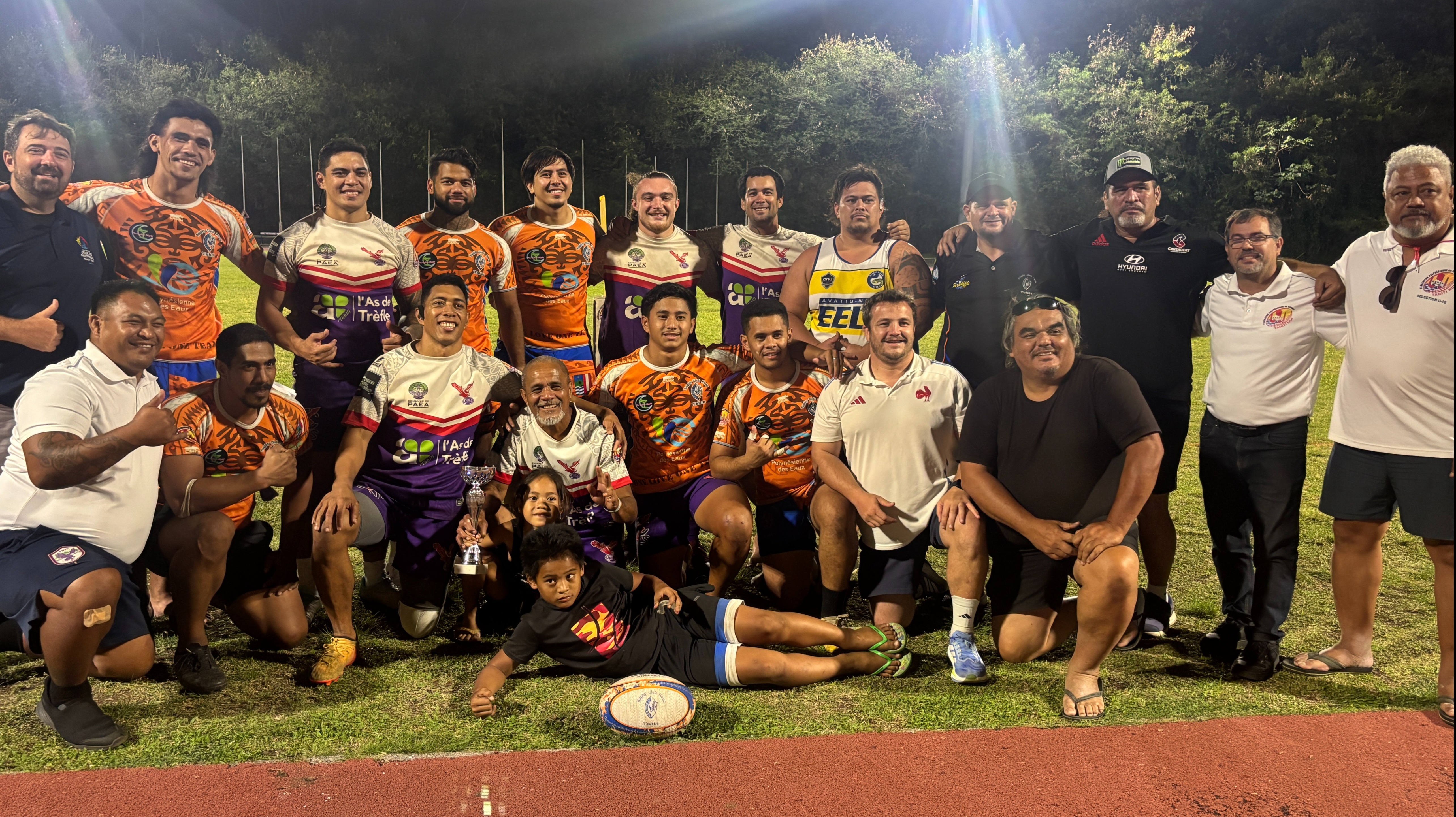 L’entente Paea-Pirae remporte le tournoi de rugby à 7