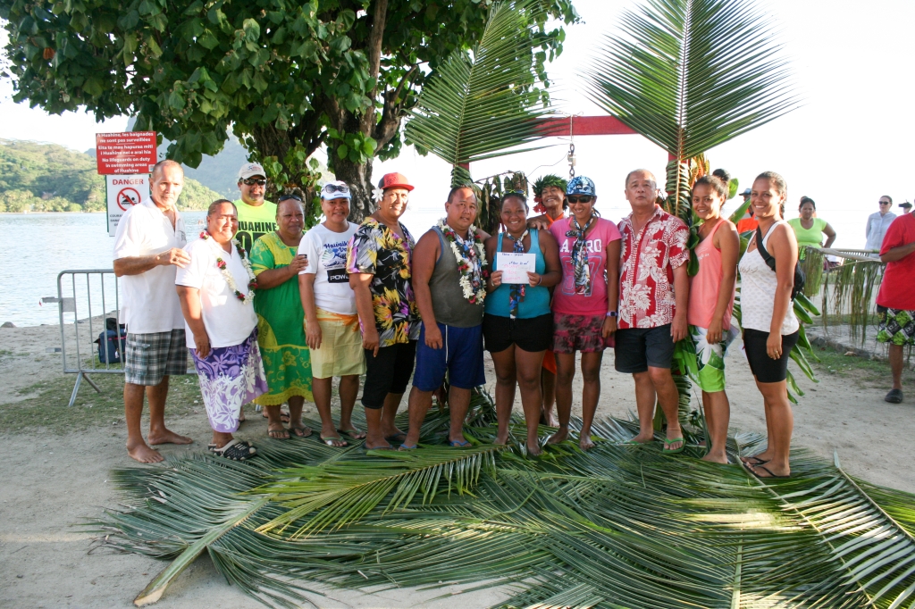 Nelson Lefoc gagnant du concours à Huahine 