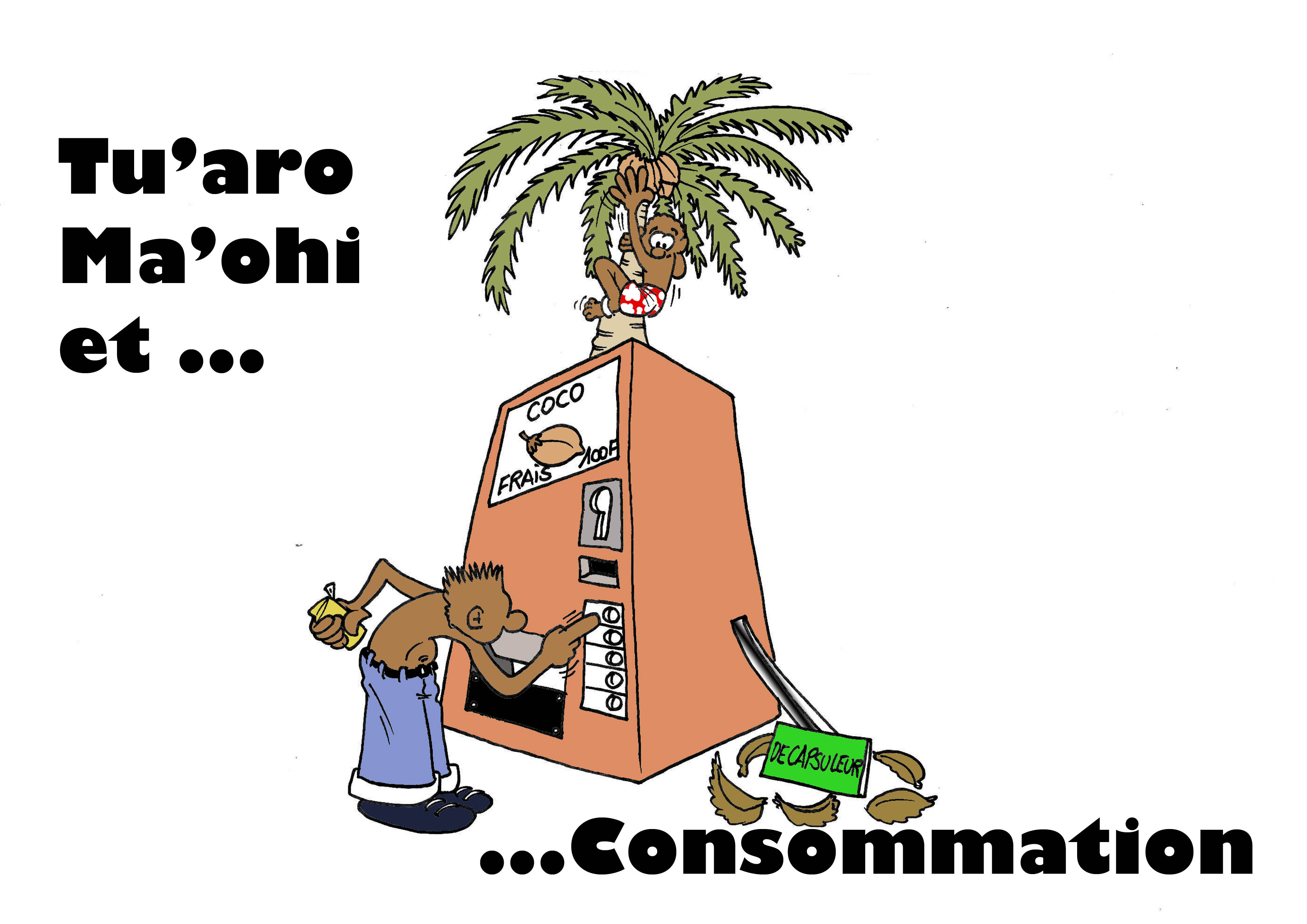 " Munoz inspiré par le Tu'aro maohi "