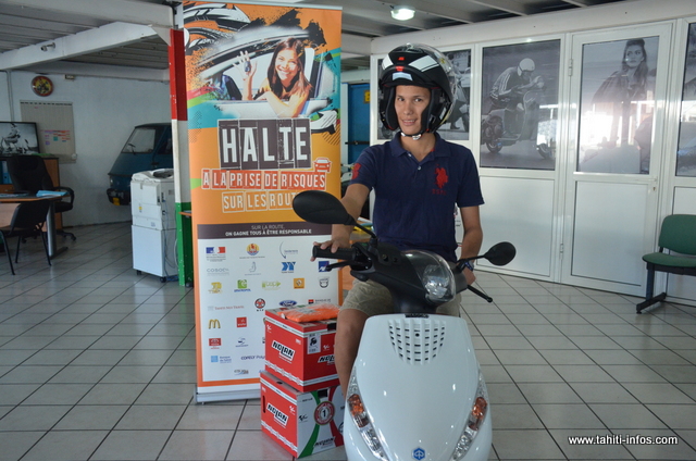 Halte à la prise de risques sur les routes : Ryan repart avec un scooter 50 cm3