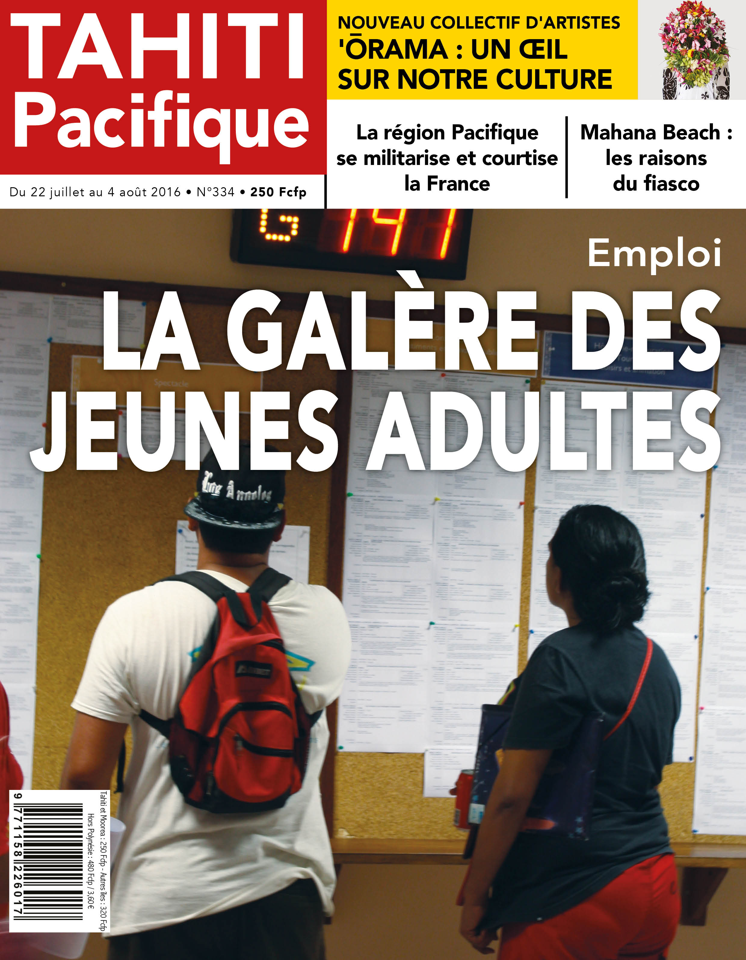 À la Une de Tahiti Pacifique 