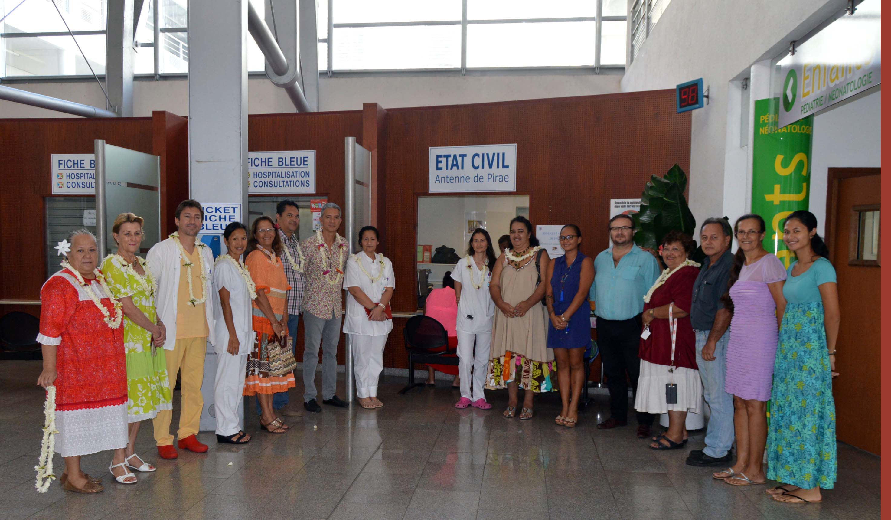 Pirae : les déclarations de naissance se feront désormais dans le hall de l'hôpital