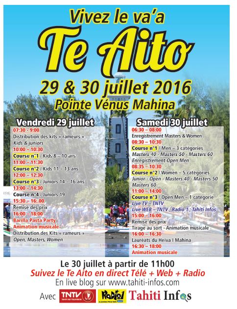 La course Te Aito démarre aujourd'hui