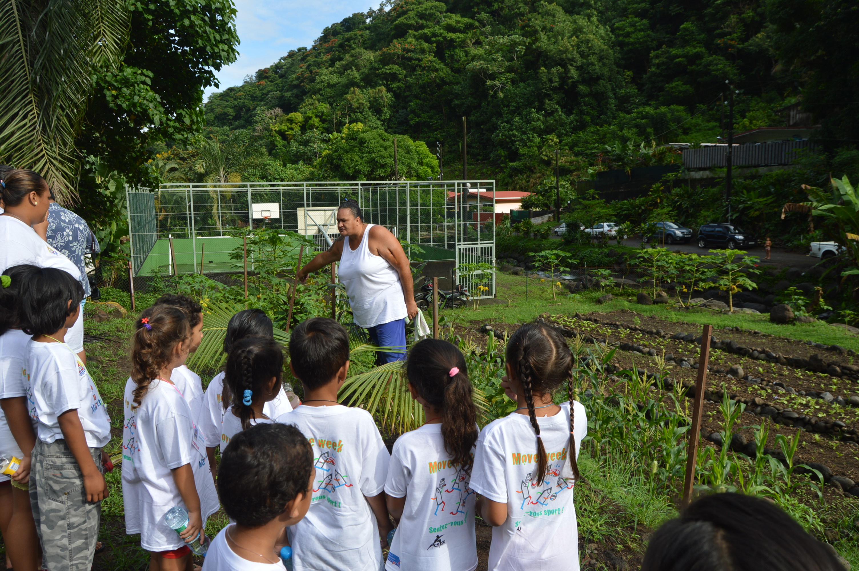 Le jardin partagé et le plateau sportif du quartier Tenaho : des projets éligibles au budget participatif.